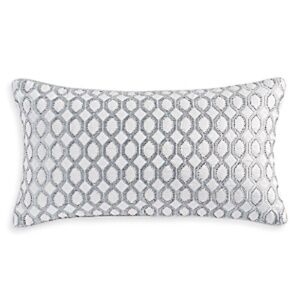 Hudson Park Collection Palmetto Cotton Silk Decorative Pillow, 12" x 22" -NWT